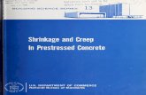 Shrinkage and creep in prestressed concrete - NISTnvlpubs.nist.gov/nistpubs/Legacy/BSS/nbsbuildingscience13.pdf · Announcing—TheBuildingScienceSeries The"BuildingScienceSeries"disseminatestechnicalinformationdeveloped