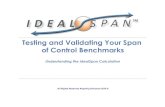Testing and Validating Your Span of Control Benchmarksidealspan.com/pdf/Overview_of_IdealSpan.pdf · All Rights Reserved AlignOrg Solutions 2010 © Testing and Validating Your Span