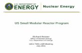 US Small Modular Reactor Program - Atoms for Peace and ... · US Small Modular Reactor Program ... Modular construction would overcome skilled workforce issues ... Well Understood