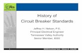 History of Circuit Breaker Standards - Richmond …engineering.richmondcc.edu/Courses/EUS 220/Notes/History...3 IEEE/PES Circuit Breaker Tutorial Pittsburgh , PA 24 July 2008 Early