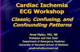 Classic, Confusing, and Confounding Patterns - umem.org · Classic, Confusing, and Confounding Patterns Amal Mattu, ... 58 yo man with CP and SOB at home, ... •Hypokalemia •Etc.