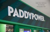Paddy Power Betfair plc Retail Briefing 29 September 2017/media/Files/P/Paddy-Power... · 4 Since 2017 2015 2012 2009 2001 Managing Director - UK & Ireland Managing Director – Retail