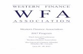 Western Finance Association 2017 Programwesternfinance-portal.org/program/2017/WFA.2017.program.preconf.pdf · Western Finance Association ... Corporate Finance and Employment –