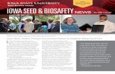 Seed Science Center IOWA SEED & BIOSAFETY · S eed Science Center Director Manjit Misra was honored by the Indian Council of Food and Agriculture. Misra, who also is a professor of