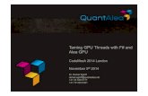Taming GPU Threads with F# and Alea   GPU Threads with F# and Alea GPU ... Alea Reactive Dataflow ... 20141105_Taming GPU threads with Fshap