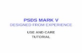 PSDS MARK V - Aerostat MARK VTrainingProgram.pdf · PSDS MARK V Purpose of the Tutorial This “Use and Care Tutorial” is intended to assist users of the MARK V in understanding