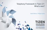 Telephony Framework in Tizen 2.1: What’s new?cdn.download.tizen.org/misc/...Telephony_Framework_in_Tizen_2.1.pdf · Call Flows Porting ... Enables different Core Objects (CALL,