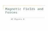 Magnetic Fields and Forces - bowlesphysics.com€¦ · PPT file · Web viewMagnetic Fields and Forces AP Physics B Facts about Magnetism Magnets have 2 poles (north and south) Like