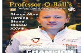 Shane Van Boening Takes Title - Professor Q Ball's ... · DPM for Pocket Billiards 40 Gabriels 3-Cushion Billiard ... Steve Fleming 5/8th $100 ... 2nd Place Nick Varner & Justin Toye,