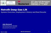 Retrofit Deep Gas Lift - · PDF fileRetrofit Deep Gas Lift ... •2) Gas Lift below the Production Packer ... –Hydraulic setting tool Feb. 3 – 7, 2014 2014 Gas-Lift Workshop 14
