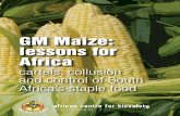 GM Maize: lessons for Africa - acbio.org.za · The introducton of maize as an African vegetable crop 8 ... Saffola and Cargill Hybrid Seeds. ... state price . GM Maize: Lessons for