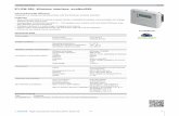 EY-EM 580: Wireless interface, ecoMod580 · EY-EM 580: Wireless interface, ... other standard EnOcean devices with the room controllers of the ecos 5 system family. ... Communication