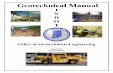 Geotechnical Manal 2005 - IN.gov · 2010 Geotechnical Manual Transmitted herewith is the new Indiana Department of Transportation (INDOT) Geotechnical Manual. This Manual is developed