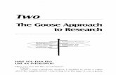 The Goose Approach to Research - Appalachian State …whiteheadjc/ECO4660/PDF/chpt2_stoecker.pdf · Two The Goose Approach to Research Participation: The Communitv Side HAVE YOU EVER