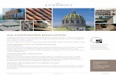 Ludowici AIA Continuing Education Offerings · AIA CONTINUING EDUCATION ... its green properties and differentiating qualities from other roofing materials. ... with the American