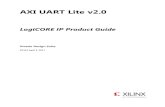 AXI UART Lite v2 - Xilinx UART Lite v2.0 LogiCORE IP Product Guide ... The AXI UART Lite core is characterized as per the benchmarking methodology described in ... Documentation.