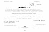 SAMURAI - Monsanto Ag · SAMURAI UK full label November 2016 FRONT LABEL Page 1 - Herbicide SAMURAI A foliar applied translocated herbicide for the control of annual and perennial