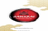 menu - SAMURAIfairfaxjapanesesteakhouse.com/menu.pdf · SAMURAI. foods & beverages are subject to be changed or different as described without prior notice. SAMURAI. Shrimp* beverages