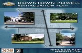 DOWNTOWN POWELL REVITALIZATION PLAN · DOWNTOWN POWELL REVITALIZATION PLAN 1 ... The old Powell church was relocated to W. ... session on the Downtown Revitalization Plan at the