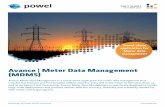 Avance | Meter Data Management (MDMS) · Avance | Meter Data Management (MDMS) Stand-alone ... validation, analysis, ... Smart metering projects create a momentum to reconsider ...