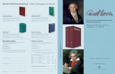 Weitere Werkverzeichnisse · Other Catalogues of Works · Ludwig van Beethoven Thematisch-bibliographisches Werkverzeichnis Thematic-Bibliographical Catalogue of Works 06.2014 | Bestell-Nr.