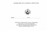 GUIDELINE OF CLINICAL PRACTICE - hiproweb.org OF CLINICAL PRACTICE ... VII FITTING PROCESS ... Students who don’t submit a clinical status report during the relevant
