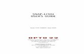 SNAP-LCM4 USER’S GUIDE - Presentation | Remote ... · SNAP-LCM4 USER’S GUIDE ... Nokia, Nokia M2M Platform, Nokia M2M Gateway Software, ... It uses a plain English command set