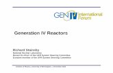 Generation IV Reactors - Institute of Physics · Generation IV Reactors ... of nuclear-generated process heat ... – can only be served by the High Temperature gas-cooled Reactor,