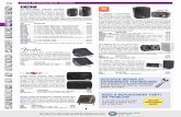 188 SOUND REINFORCEMENT SPEAKERS - Full Compass · 188 SOUND REINFORCEMENT SPEAKERS ... JBL PRX600 SERIES LOUDSPEAKERS This series employs technology that allows you to create versatile