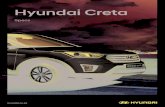 Hyundai Creta - Passenger Vehicles€¦ · Hyundai Creta Specs. Creta CRETA EXECUTIVE SUV ... Shift Lock System - Electronic Type Electronic Type ... (Anti-Lock Breaking System)