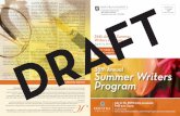 Summer Writers Program - Hofstra University · 36th Annual Summer Writers Program ... The Summer Writers Program includes a luncheon, ... He was the editor of the short story anthology
