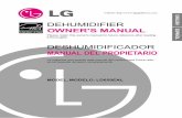 DESHUMIDIFICADOR - The Home Depot · ENGLISH Owner’s Manual 9 Electrical Safety Electrical Safety WARNING: This appliance must be properly grounded. The power …