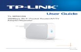 TL-WR810N - static.tp-link.comEU_V1_UG.pdf · TL-WR810N 300Mbps Wi-Fi Pocket Router/AP/TV ... AT BG BY CA CZ DE DK EE ... 99 5.3 Quick Setup ...