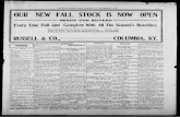 The Adair County news.. (Columbia, Kentucky) 1906-09 …nyx.uky.edu/dips/xt731z41sd57/data/0318.pdf · THE ADAIR COUNTY NEWS COLUMBIA KY SEPTEMBER 26 1906 5-OUR u c ... highest cash