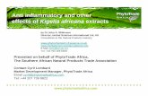 Anti Inflammatory Effects of Kigelia - awl.ch · The Southern African Natural Products Trade Association ... Cosmetic and personal care raw materials and ingredients, herbal extracts