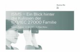 ISMS Ein Blick hinter die Kulissen der ISO/IEC 27000 Familie · ISO/IEC 27000 Familie Security Podium, 12. Mai 2011, Dr. Peter Weiss. Dr. Peter Weiss | 12.5.2011 | Security Podium