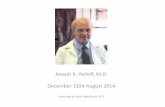 Joseph K. Perloff, M.D. December 1924-August 2014heart.ucla.edu/workfiles/Adult_Congenital/Presentation-ISACHD... · BOOKS •Perloff JK: The Clinical Recognition of Congenital Heart