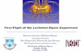 First Flight of the Levitated Dipole Experiment Flight of the Levitated Dipole Experiment Darren Garnier, ... 4 Channel x-ray PHA, ... PS voltage feedback fast