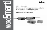 FC4A SERIES Micro Programmable Logic Controller - … · FC4A SERIES Micro Programmable Logic Controller User’s Manual FC9Y-B812-0A