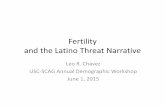 Fertility and the Latino Threat Narrative - Pages - 2- the Latino Threat Narrative ... Oblivion? 1968. Leonard F. Chapman, Jr., Commissioner of the Immigration and Naturalization Service,