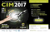 th INTERNATIONAL METROLOGY CONGRESS CIM 2017 · paris france 19 21 sept measure and create the future chair of the scientific and technical committee jean-remy filtz - lne (fr) co-chair