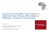 Overview of the Rice Value Chain in Burkina Faso, Ghana, Mali, Nigeria…€¦ ·  · 2015-06-10Overview of the Rice Value Chain in Burkina Faso, Ghana, Mali, Nigeria, Ethiopia,