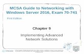 MCSA Guide to Networking with Windows Server …€“New-VMSwitch -Name SETSwitch1 -NetAdapter Ethernet1, Ethernet2 -EnableEmbeddedTeaming $true •Next, add the virtual network adapters