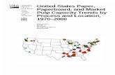 United States Paper, Paperboard, and Market Pulp … ·  · 2005-07-19United States paper, paperboard, and market pulp capacity trends by ... Capacity Trends for Paper, Paperboard,