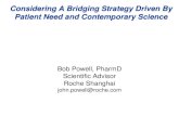 Considering A Bridging Strategy Driven By Patient Need … · Considering A Bridging Strategy Driven By Patient Need and Contemporary Science Bob Powell, ... (Drug Info J 43:3, 2009)