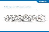 Fittings and Accessories - SKF · Fittings and Accessories! ... DIN 3854/DIN 3862 – for solderless tube connection Speciication of counterbores Tube ø D5B11 D6 D4 T3 T2 T4 R 1102