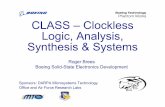 CLASS – Clockless Logic, Analysis, Synthesis & Systemstima.univ-grenoble-alpes.fr/conferences/ASYNC/Technical_Program/... · CLASS – Clockless Logic, Analysis, Synthesis & Systems