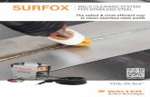 SURFOX TM WELD CLEANING SYSTEM FOR STAINLESS STEEL€¦ ·  · 2014-09-09Electrochemical Weld Cleaning System for Stainless Steel The SURFOX electrochemical weld cleaning system