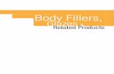 Body Fillers, Glazesmultimedia.3m.com/mws/media/749754O/body-fillers-glazes-related... · Product Name Bondo® Shaping Hammer Bondo® General Purpose Dolly Dynatron™ Dispenser Kit