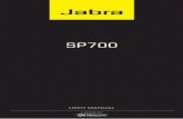 SP700 - Jabra/media/product documentation/jabra sp700/user... · (In fm mode you are not able to adjust volume via SP700 – use your car stereo) Mute/Un-mute - To mute an ongoing